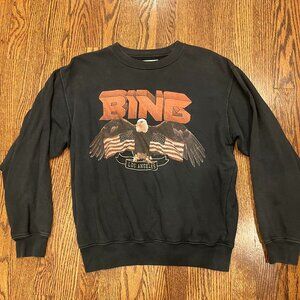 Anine Bing Vintage Sweatshirt with Eagle XS